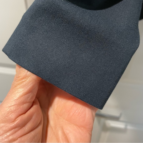 Prada Blazer Jacket Black Made in Italy Size 12 equivalent to EU 44 Three Snap - Picture 10 of 15